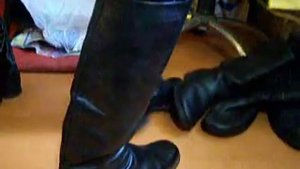 Хромовые сапоги. Soviet boots.