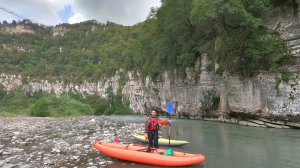 Сплав по реке Мзымта, Ахштырское ущелье, Сочи.