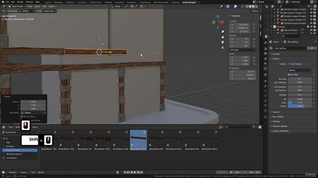 Lesson 24 - Framing a Stylized Mansion in Blender