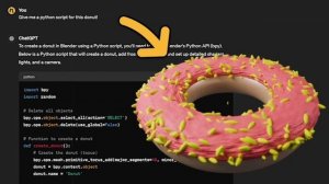 ChatGPT теперь создаёт полноценные 3D-объекты для Blender.