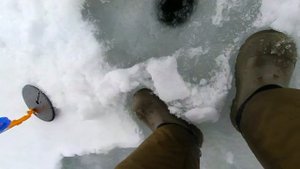 Зимняя рыбалкапогода +3 глухозимье.10000000 поклёвок.Это не выносимо.