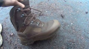 Haix Combat Boots Lacing System