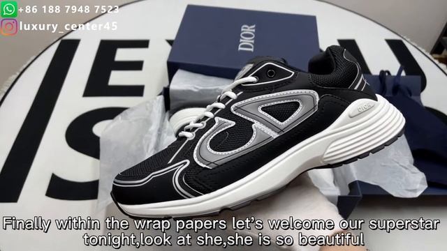 Authentic VS Replica | Dior B30 All Black Sneaker Detailed Unboxing Review + On Foot смотреть онлайн