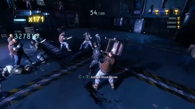 Batman Arkham Origins: Best Multi Ground Takedown Ever! смотреть онлайн