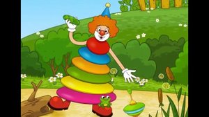 Весёлая радуга.Учим цвета радуги.Серия №4. Зелёный цвет. Развивающий мультик