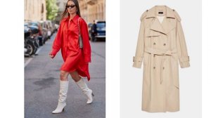 С чем носить бежевый тренч этой весной