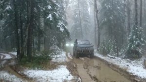 Поездка на хребет "Ицыл" на внедорожниках.