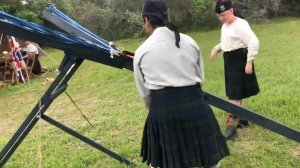 Shoot a French WW1 Cannon + British Trench Catapult Demonstration