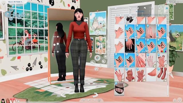 HEX GIRLS// SIMS 4 CAS смотреть онлайн