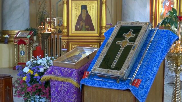 Православные верующие в Лиде могли приложиться к кресту преподобной Ефросинии Полоцкой