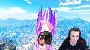 Я ВЫГНАЛ ЕЕ ИЗ МАШИНЫ *В ВОЗДУХЕ!* ТРОЛЛИНГ В ГТА 5 ОНЛАЙН (GTA 5 ONLINE)