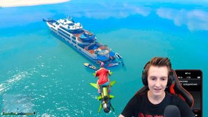ВЫЗВАЛ АВИАУДАР НА ЯХТУ ВО ВРЕМЯ ПАТИ! ТРОЛЛИНГ В ГТА 5 ОНЛАЙН (GTA 5 ONLINE)