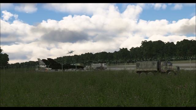 NATO Exercise - MSFS 2020: Boeing FA-18E Super Hornet landing at highway airfield AhlhornNLP II7