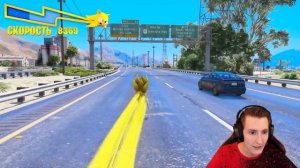 СКОРОСТЬ СУПЕР СОНИКА УМНОЖАЕТСЯ С КАЖДЫМ ШАГОМ в ГТА 5 ОНЛАЙН (GTA 5 ONLINE)