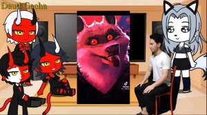 Helluva Boss react to Death Wolf | Helluva Boss react to Puss in boots 2 | Loona & Death Wolf |Gach