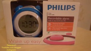 Лохматый гость и  Часы-будильник Philips AJ3138