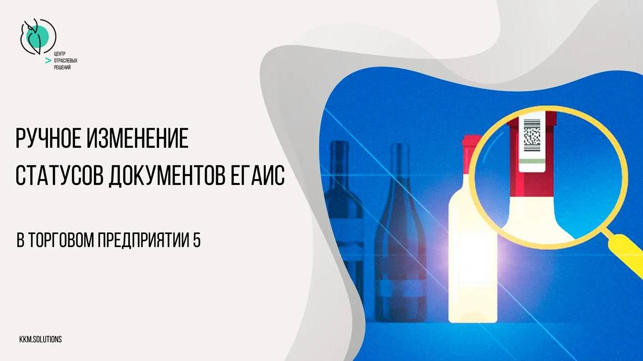 Ручное изменение статусов документов ЕГАИС в ТП5