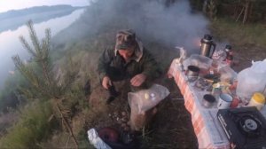 Рыбалка на фидер с ночёвкой на реке Сысола в хорошей компании...
