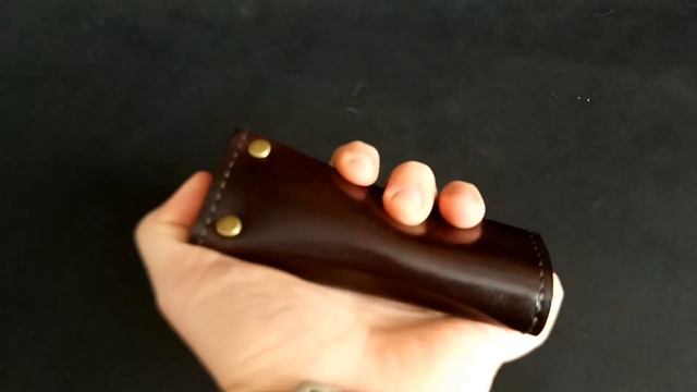 Ключница из коричневой юфти. смотреть онлайн