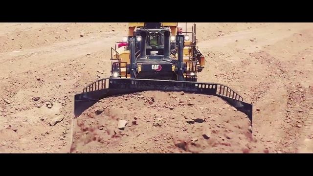 Мощная строительная землеройная #техника бульдозеры и экскаваторы