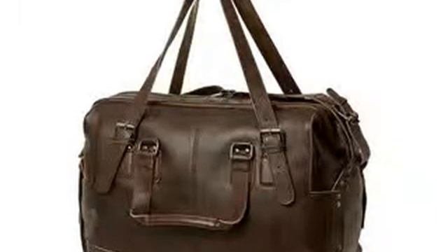кожаная сумка-саквояж Odyssey 92885 Brown