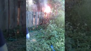 Пожар в деревне