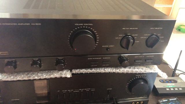 Kenwood KA 5010 - интегральный усилитель, пред-топ компании в 1986 г, Япония смотреть онлайн
