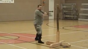 Cutting with longsword