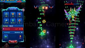 Alien Shooter Level 61 62 63 64 | Galaxy Attack Premium Boss 16 Eriocrania By Zambario Gamers