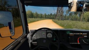 SCANIA 113 SEMI 2+1 DESCARGANDO EN LA CANTERA - MAPA AMAZONAS 3.0 - ETS2 MODS