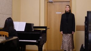 Елизавета Миронова.
Дж.Пуччини. Ария Лиу из оперы «Турандот.»
С.Рахманинов. Романс «Весенние ноты.»