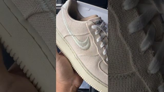 Nike Air Force 1 x Stussy “Fossil”,so cool,do you think so？