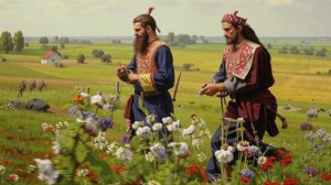 Косари на лугу... Станислав Матковский