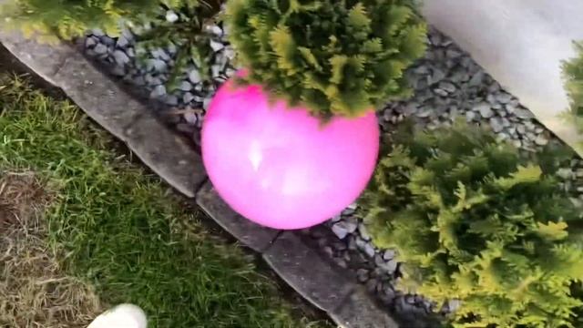 Gummiball Beachball Pinky vs Adidas Nizza Hi und meine neue Fußluftpumpe😏 смотреть онлайн