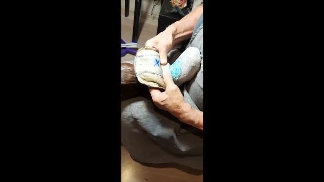 Пошив подошвы. 1 часть