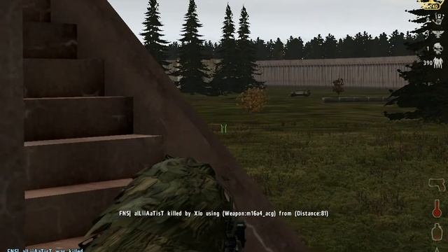 Arma2: Dayz Origins. 1 vs 4 at Sector B смотреть онлайн