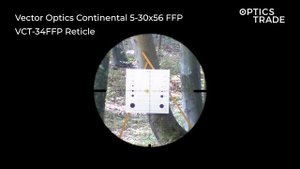 Vector Optics Continental 5-30x56 FFP Reticle VCT-34FFP | Optics Trade Reticle Subtensions