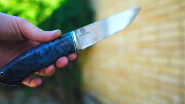 Нож со сталью Damasteel Baldur