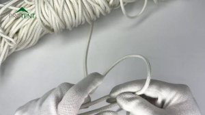 Шнур капроновый плетеный 4 мм паракорд полиамидный для тента, веревка полипропиленовая