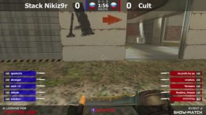 Шоу-Матч по CS 1.6 [Stack Nikiz9r -vs- Cult] @kn1feTV