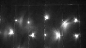Гирлянда Штора Занавес Белая с белым мерцанием Прозрачный  провод