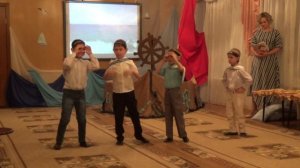 "Танец моряков" в исполнении мальчиков гр №8 СП "ЦРР - д/с "Сказка"