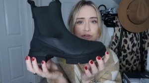 DESIGNER SHOE UNBOXING: GANNI RAIN BOOTS | Lucy Love