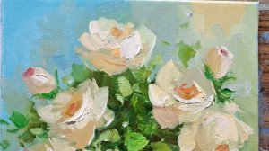 Букет.Живопись маслом