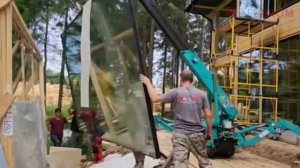 Монтаж стеклопакета джамбо формата