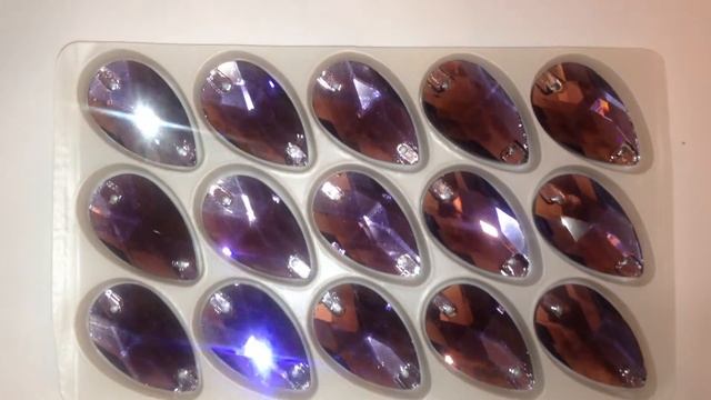 Пришивные стразы Crystalline Капли Amethyst (drop sew-on) Арт. 3230 смотреть онлайн