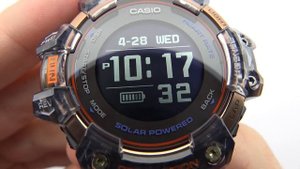 Распаковка наручных часов Casio G-Shock G-SQUAD GPS Solar GBD-H1000-1A4 Unboxing
