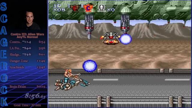 Contra III - Alien Wars [SNES] Speedrun: Any% Normal (17:32) смотреть онлайн