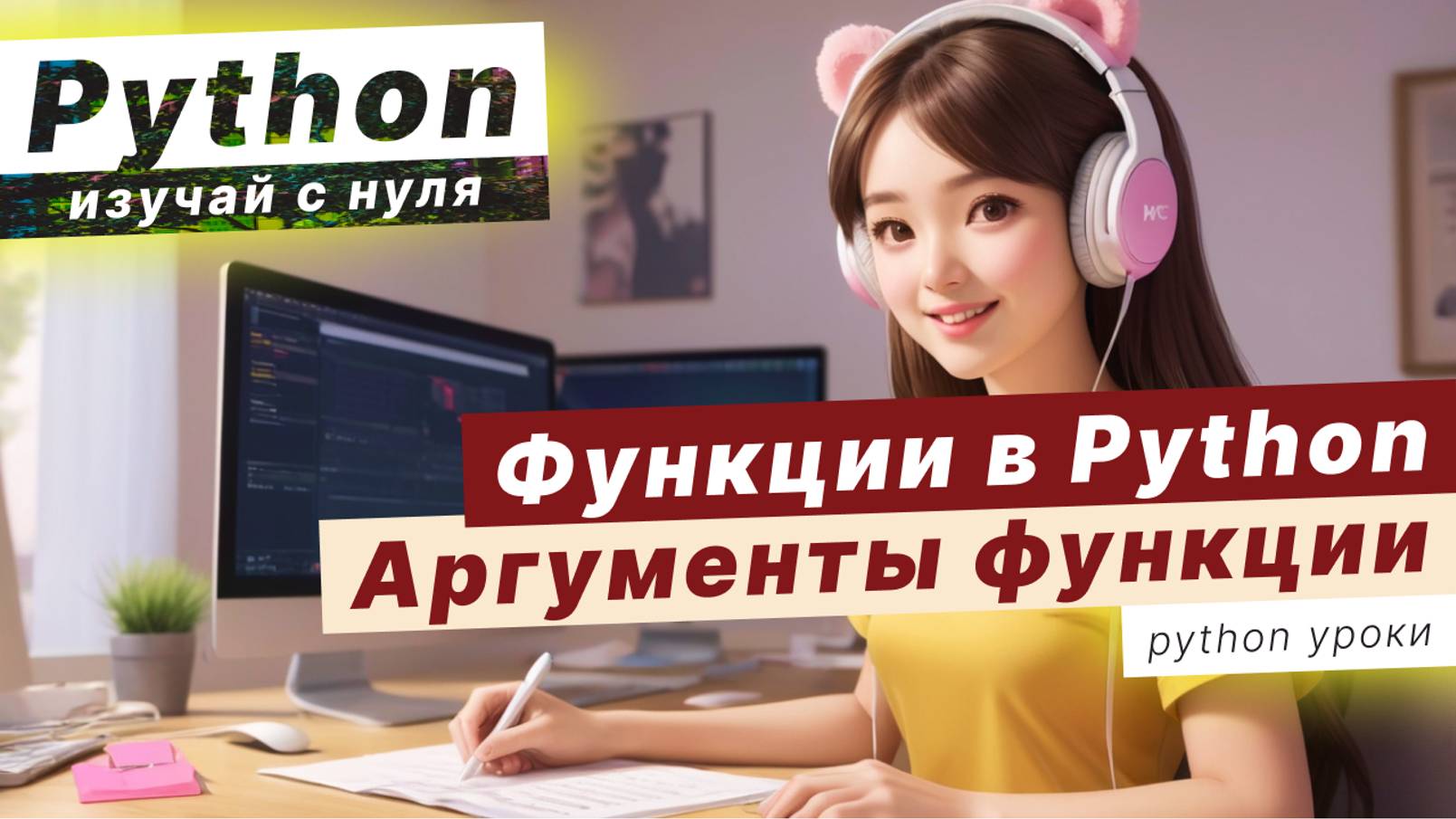 Функции в Python! Аргументы функции. Уроки Python