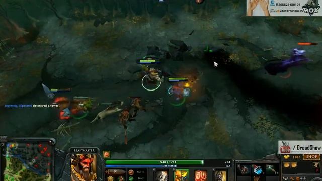 Dread. Beastmaster. Правильная дота смотреть онлайн